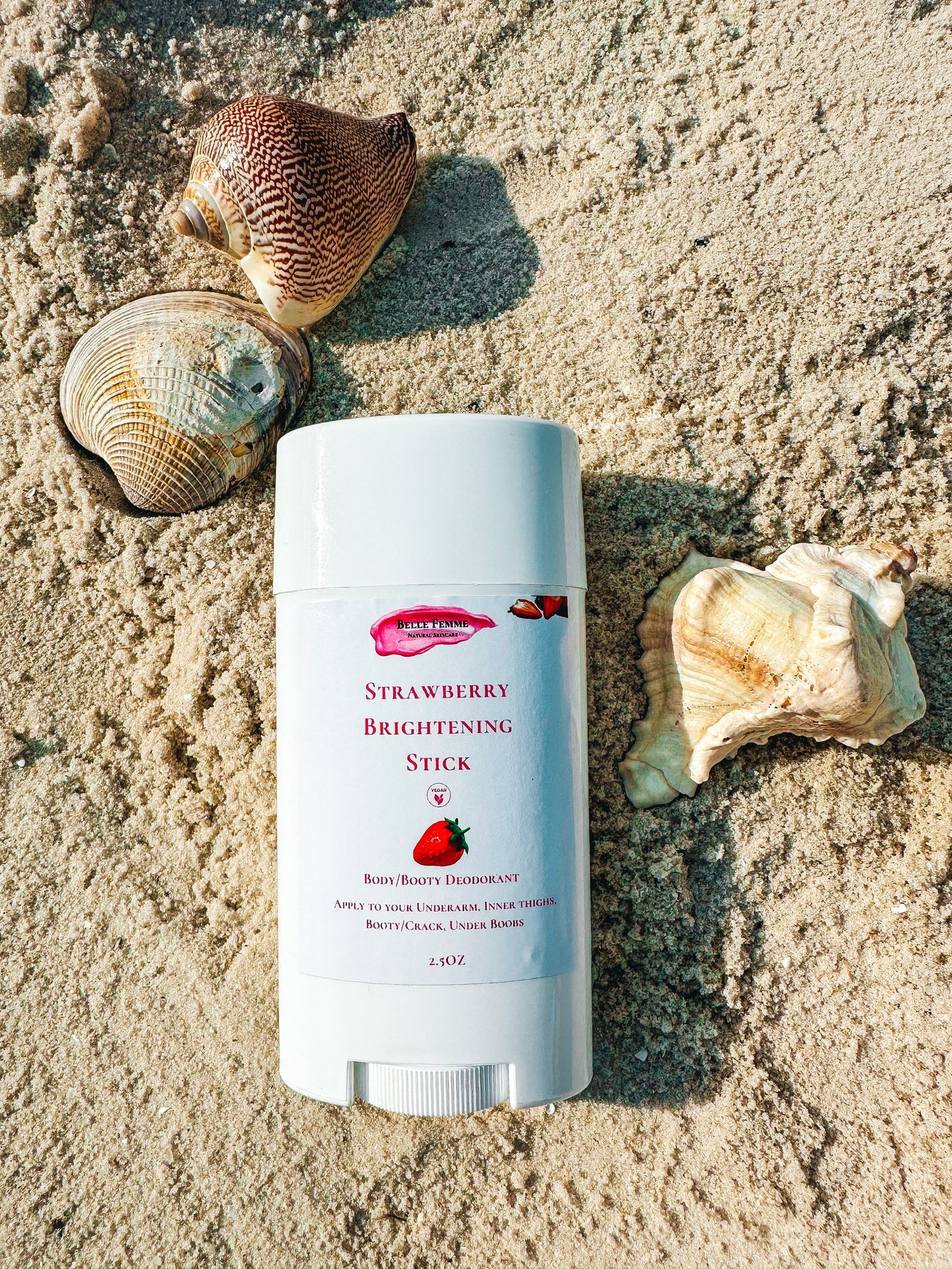 Strawberry Brightening Stick Natural Brightening Deodorant – Belle  Natural Skin